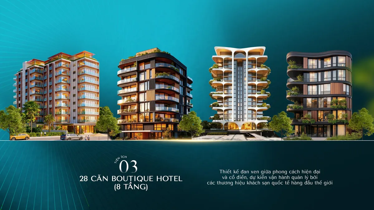 28 căn boutique hotel 8 tầng