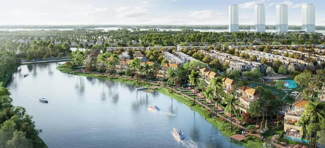 Phối cảnh Izumi Canaria ven sông Đồng Nai (hình ảnh minh họa từ tài liệu chủ đầu tư)