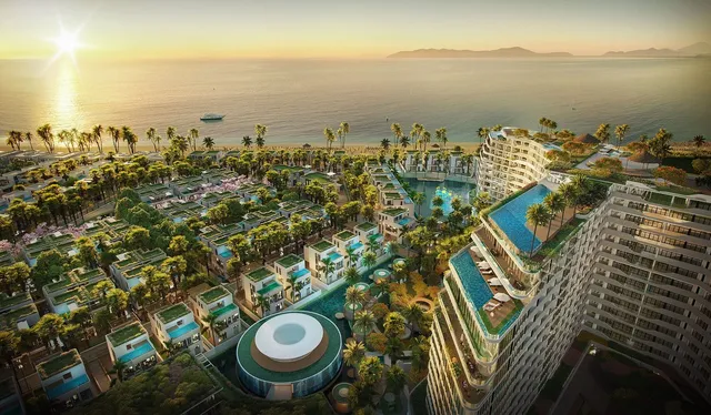 Phối cảnh Charm Resort Hồ Tràm – The Six Premier