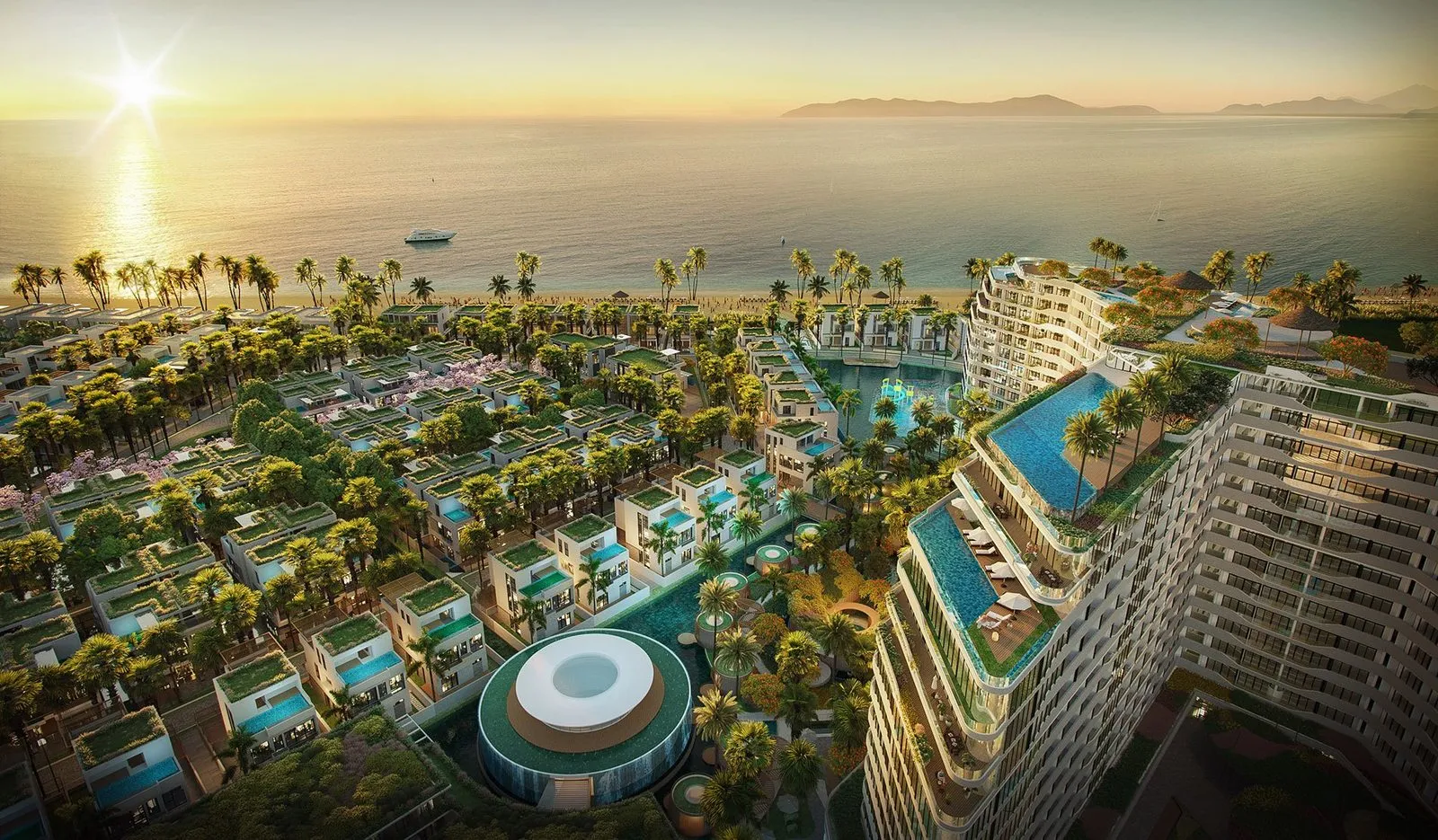 Phối cảnh Charm Resort Hồ Tràm – The Six Premier