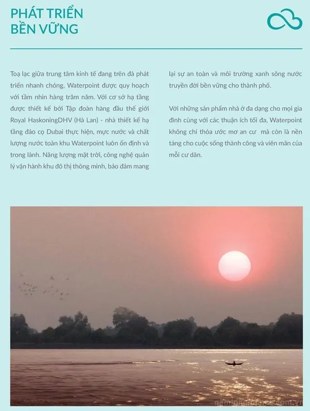 Phối cảnh Khu đô thị Waterpoint Nam Long