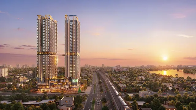 Phối cảnh The Emerald Boulevard