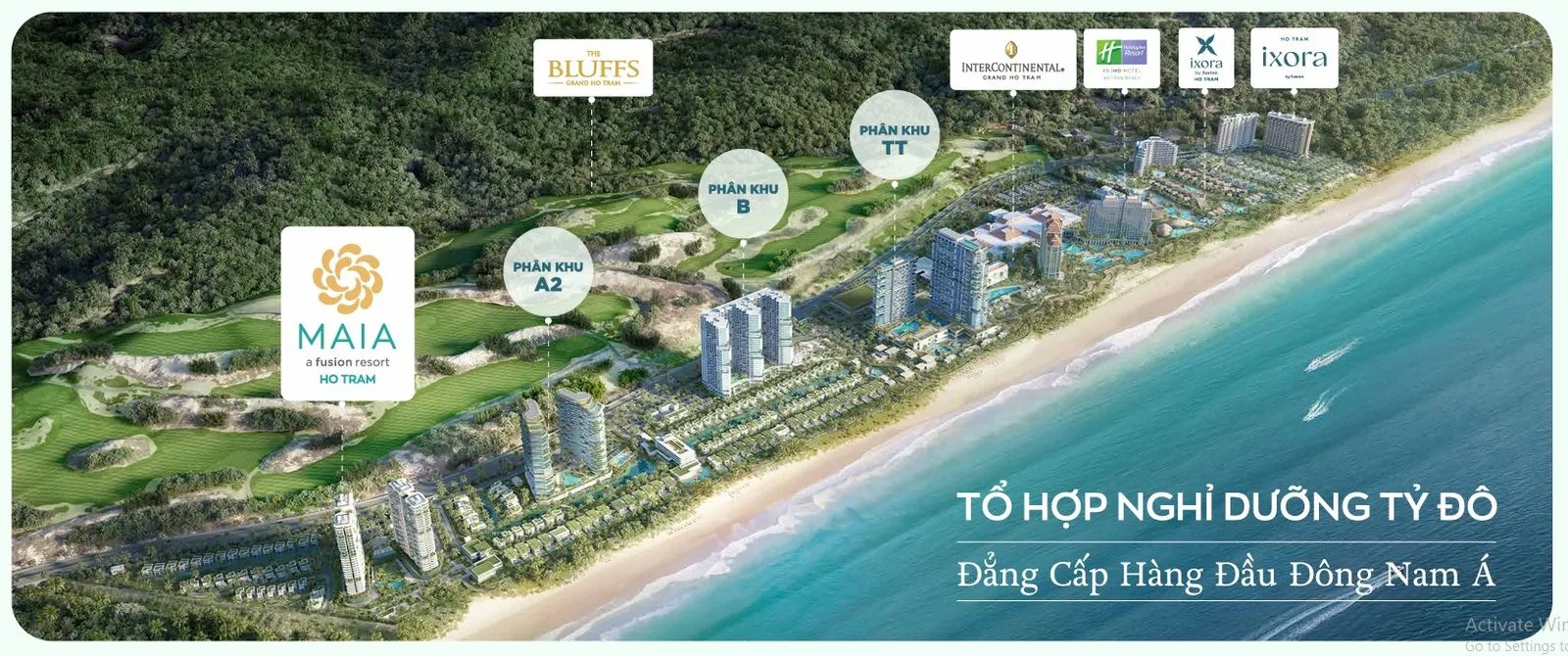 Phối cảnh Maia Resort Hồ Tràm by Fusion