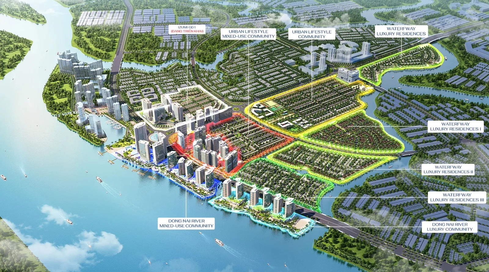 Phối cảnh Izumi City