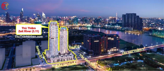 Phối cảnh Thủ Thiêm Zeit River