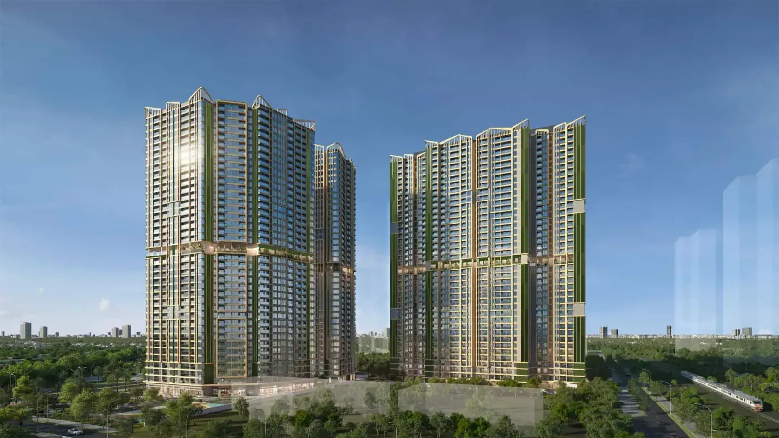 Phối cảnh LUMIÈRE Evergreen từ website Masterise Homes