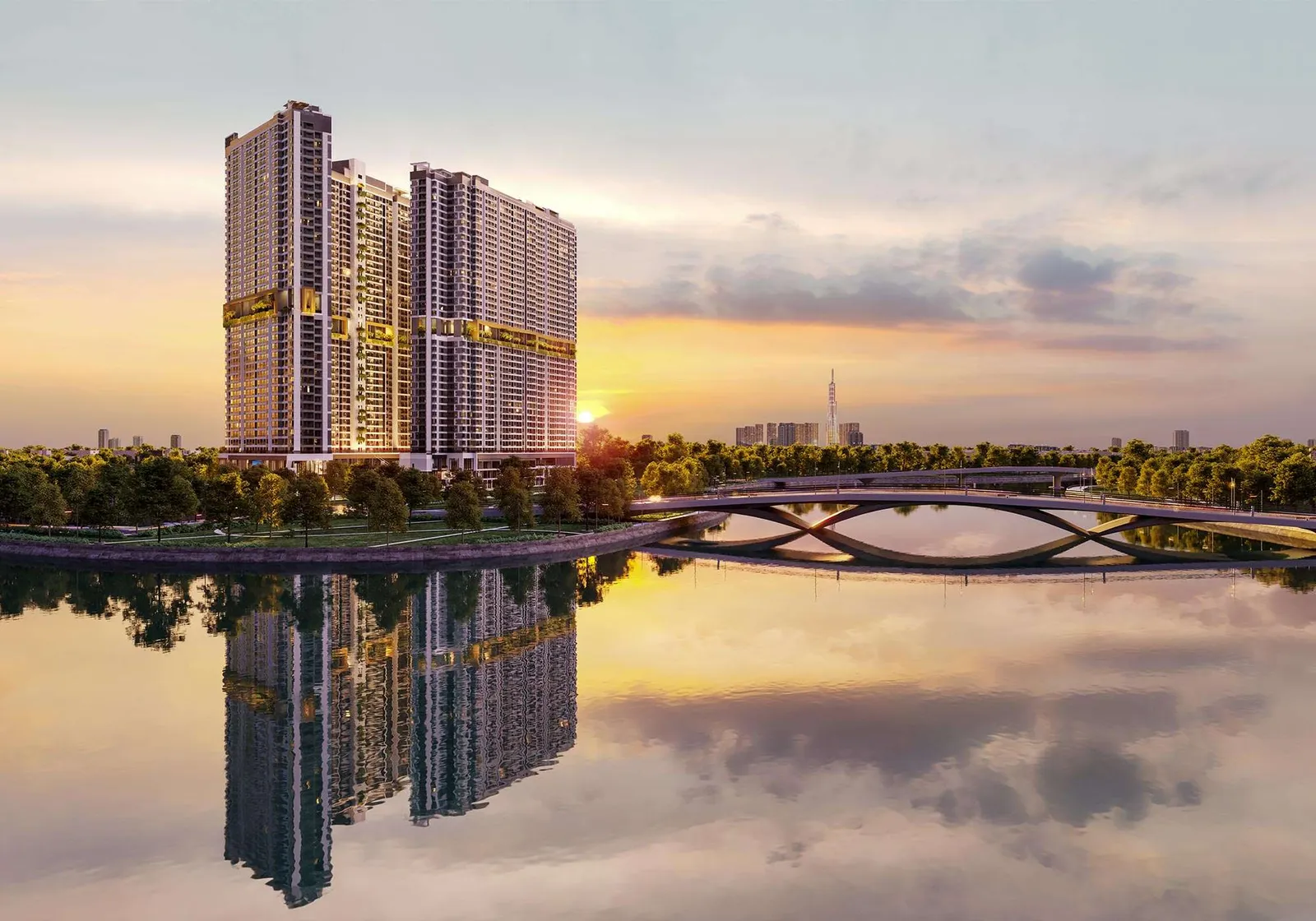 Phối cảnh The Gió Riverside