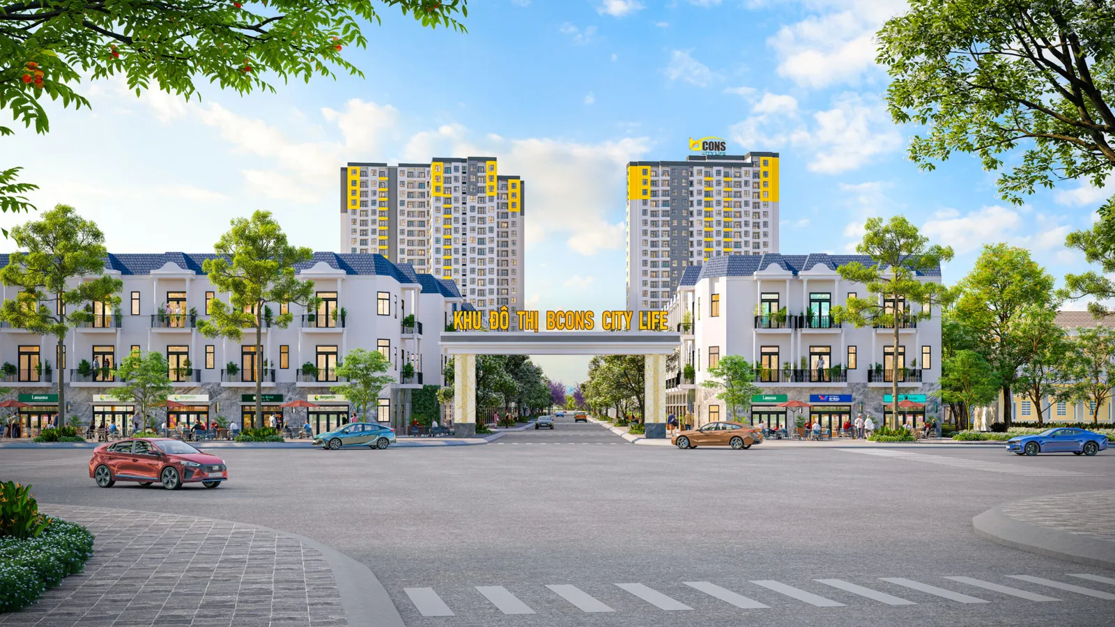 Phối cảnh Bcons City Life