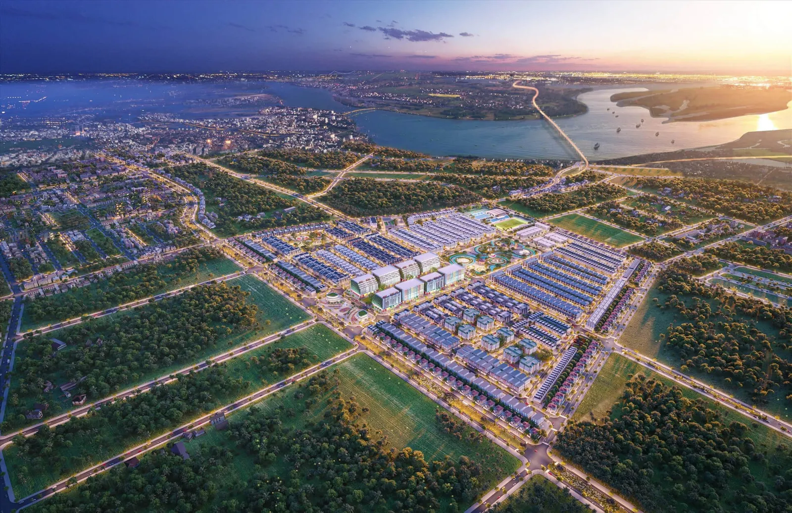 Phối cảnh Royal An Nam Living (Hội An Legacity - Khu đô thị Thanh Hà)