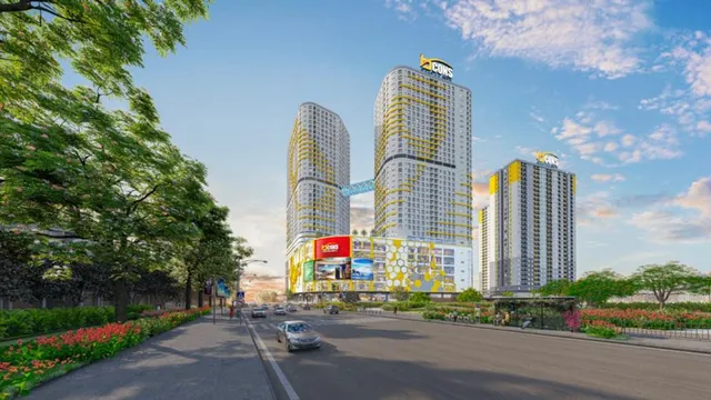 Phối cảnh Bcons Center City