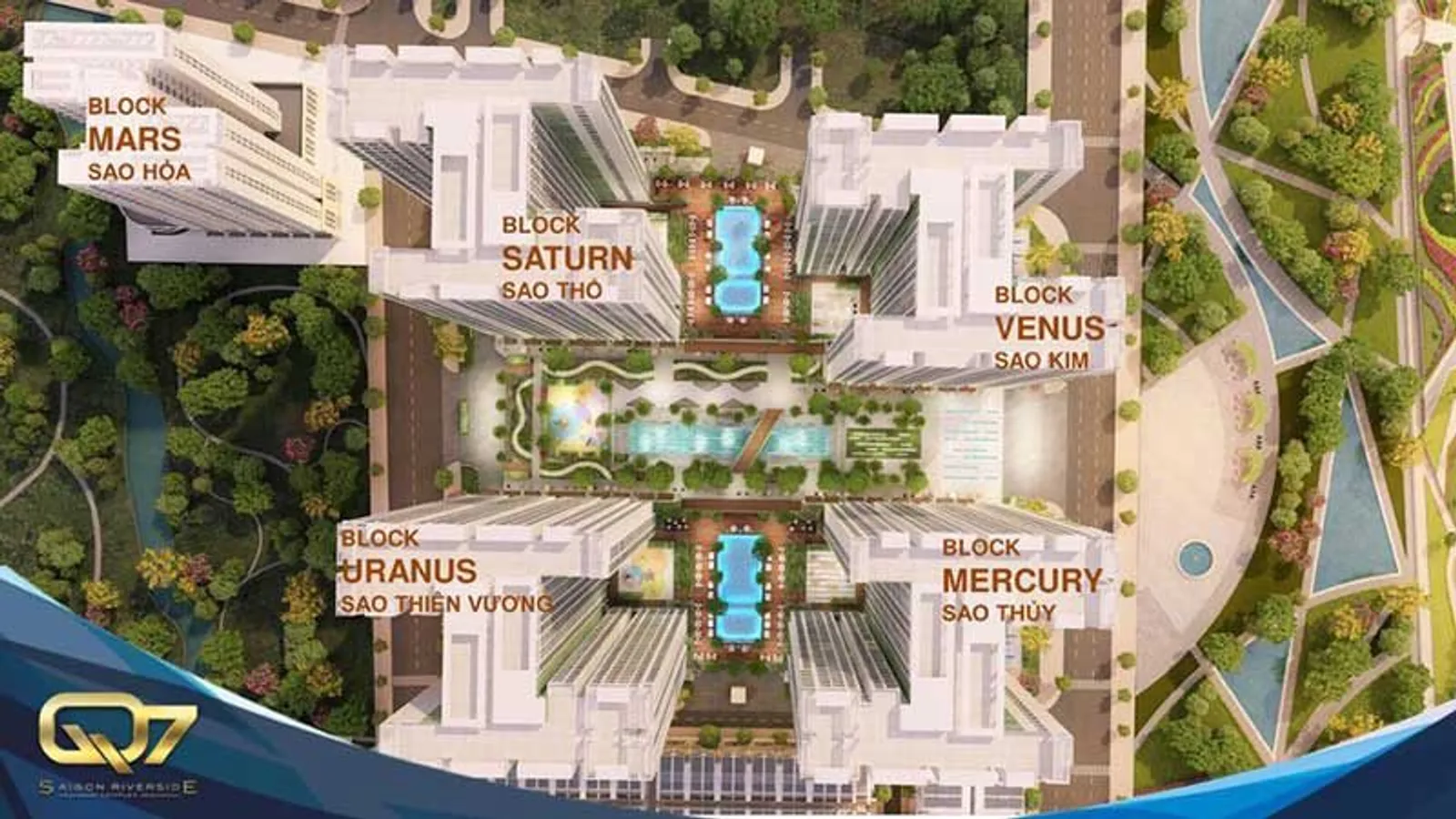 Phối cảnh Q7 Saigon Riverside Complex