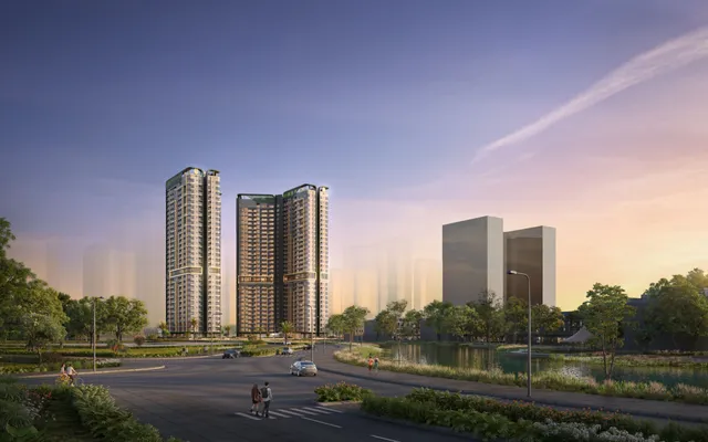 Phối cảnh LUMIÈRE Orient Pearl từ website Masterise Homes, không phải ảnh hiện trạng
