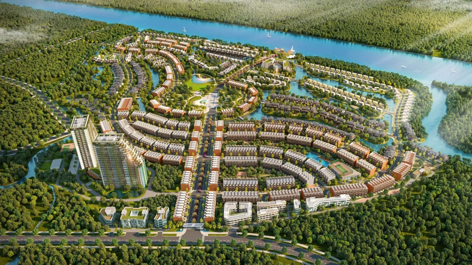 Phối cảnh Eco Village Saigon River