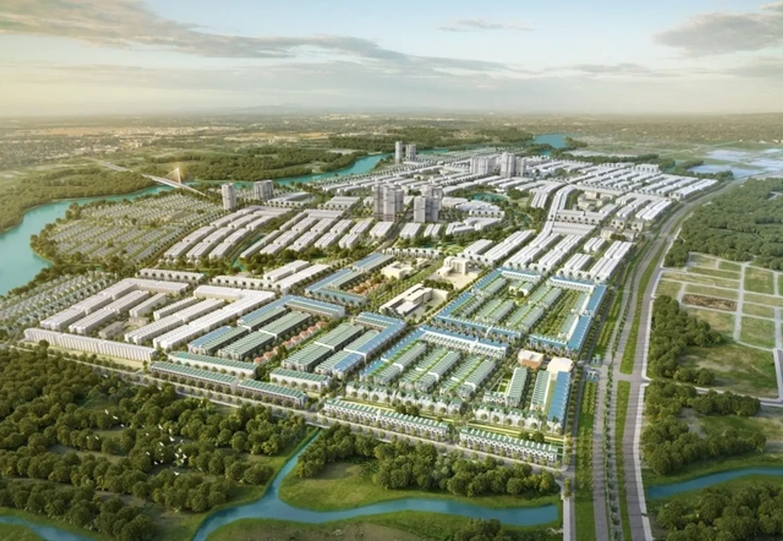 Phối cảnh T&T City Millennia (T&T Millennia City Long Hậu)