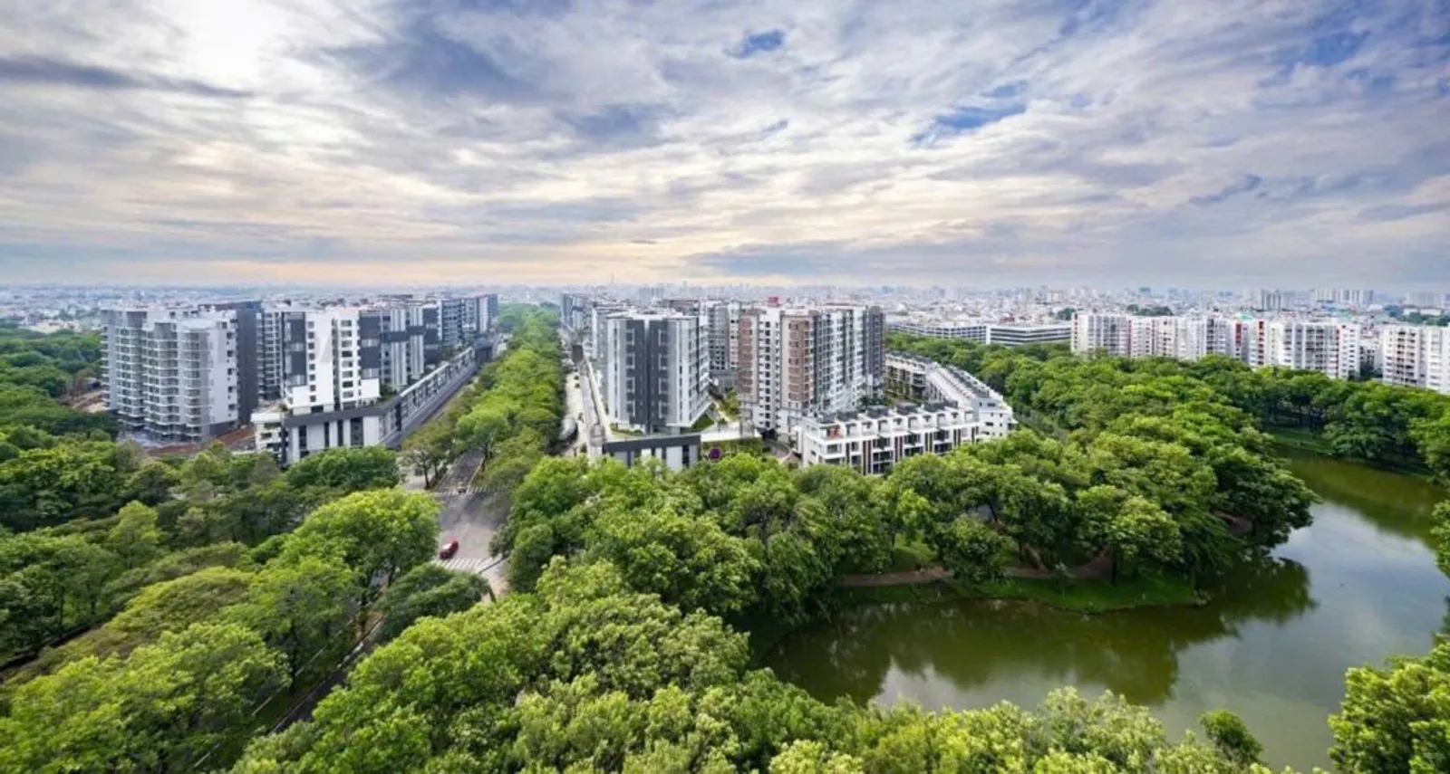 Phối cảnh Celadon City — The Glen & Diamond (Gamuda Land)