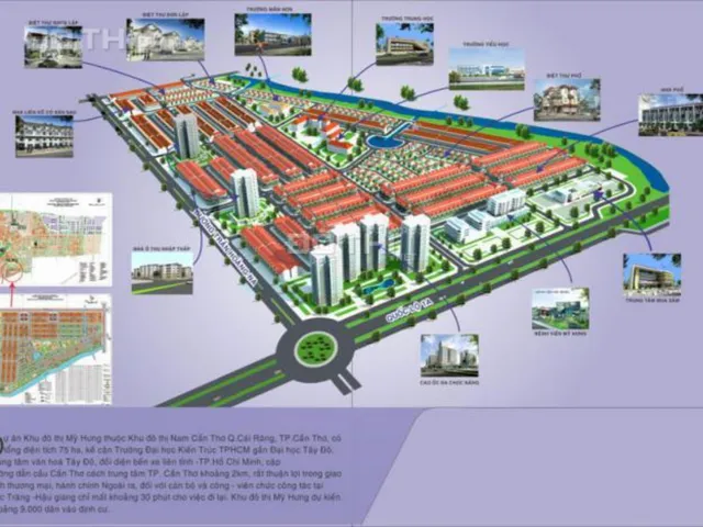 Phối cảnh Khu dân cư Hồng Loan (KĐT Mỹ Hưng)
