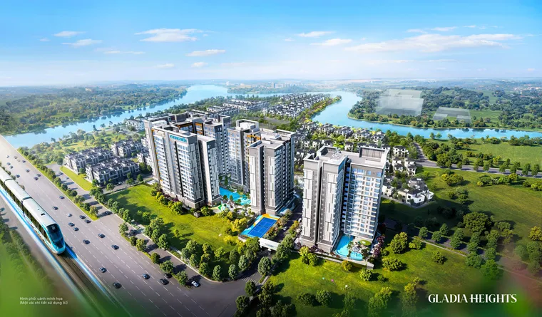 Phối cảnh Gladia Heights 1