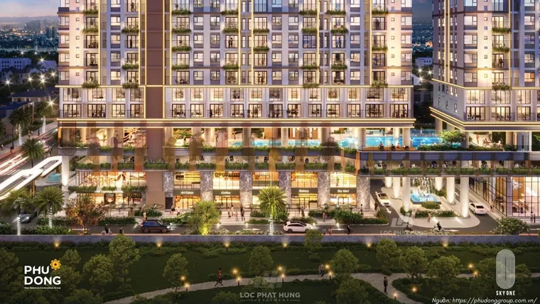 Phối cảnh Phú Đông SkyOne 1