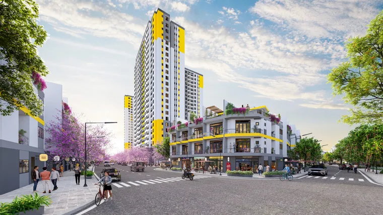 Phối cảnh Bcons City Life 1