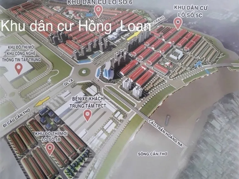 Phối cảnh Khu dân cư Hồng Loan (KĐT Mỹ Hưng) 1