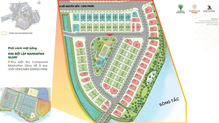 Phối cảnh phân khu The Manhattan Glory, Vinhomes Grand Park 2