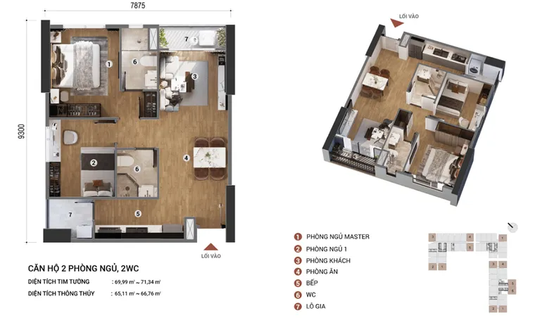 Phối cảnh Triton - Quy Nhơn Sky Residence 2