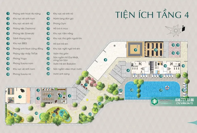 Phối cảnh Khu đô thị Vạn Phúc City 2