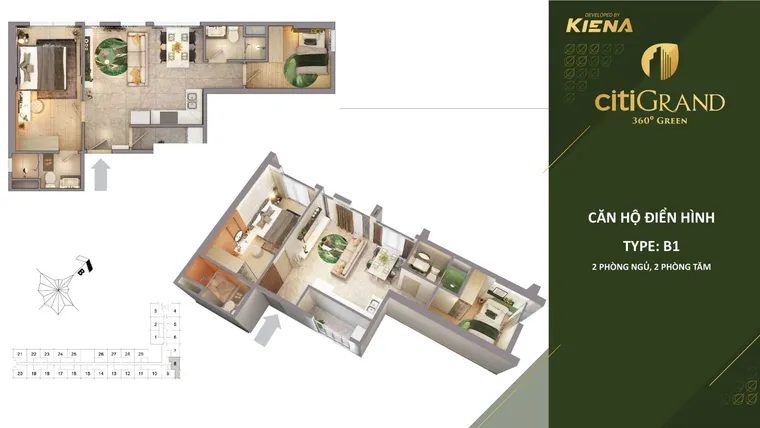 Phối cảnh Citi Grand 2