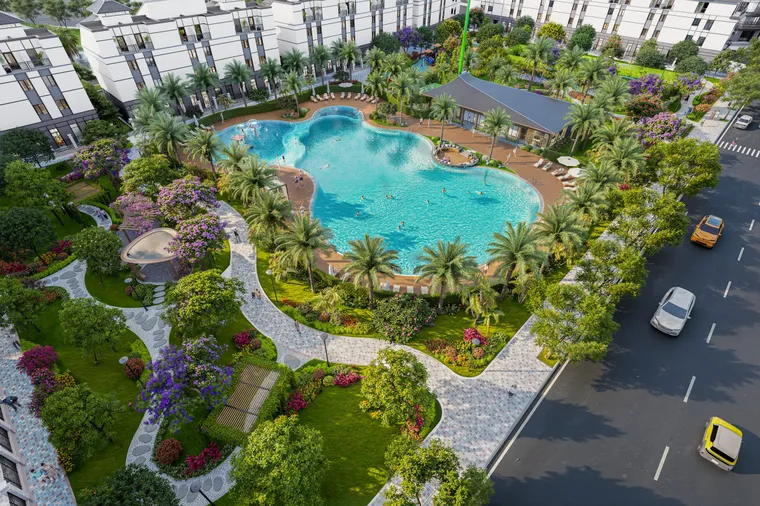 Phối cảnh Vinhomes Pearl Bay 3
