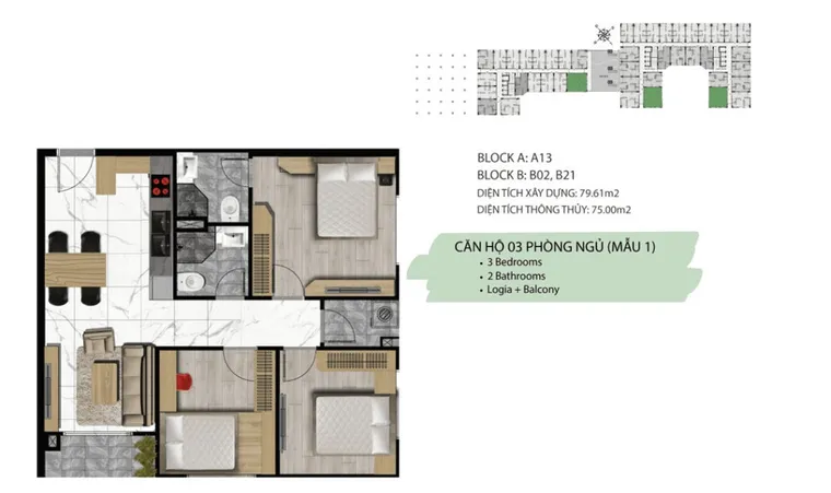 Phối cảnh Triton - Quy Nhơn Sky Residence 3
