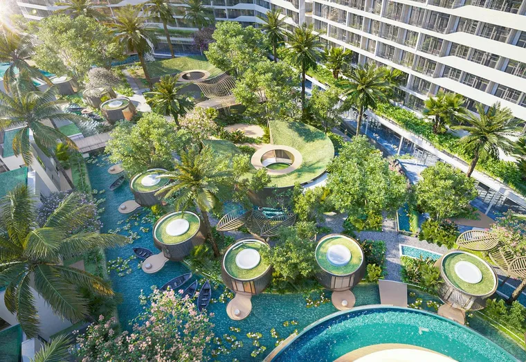 Phối cảnh Charm Resort Hồ Tràm – The Six Premier 3