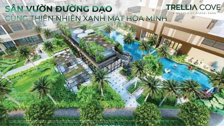 Phối cảnh Mizuki Park - Trellia Cove 4
