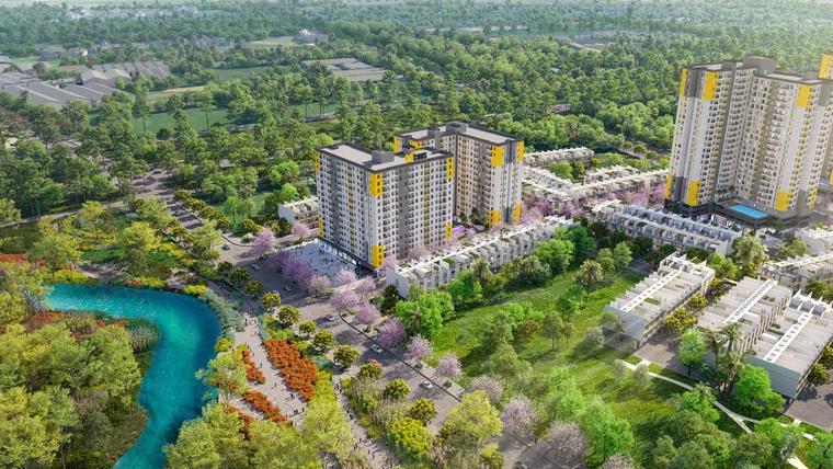 Phối cảnh Bcons City Life 4