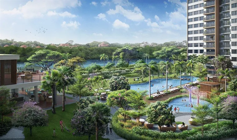 Phối cảnh Palm City (Giai đoạn căn hộ mới) 4