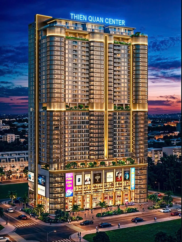 Phối cảnh Thiên Quân Center 4