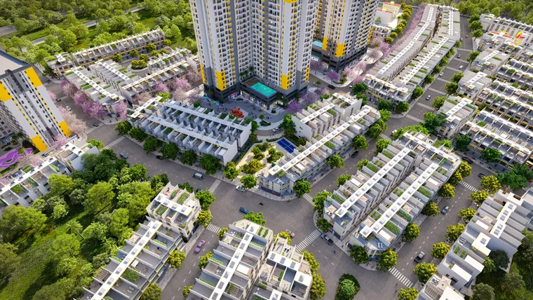 Phối cảnh Bcons City Life 5