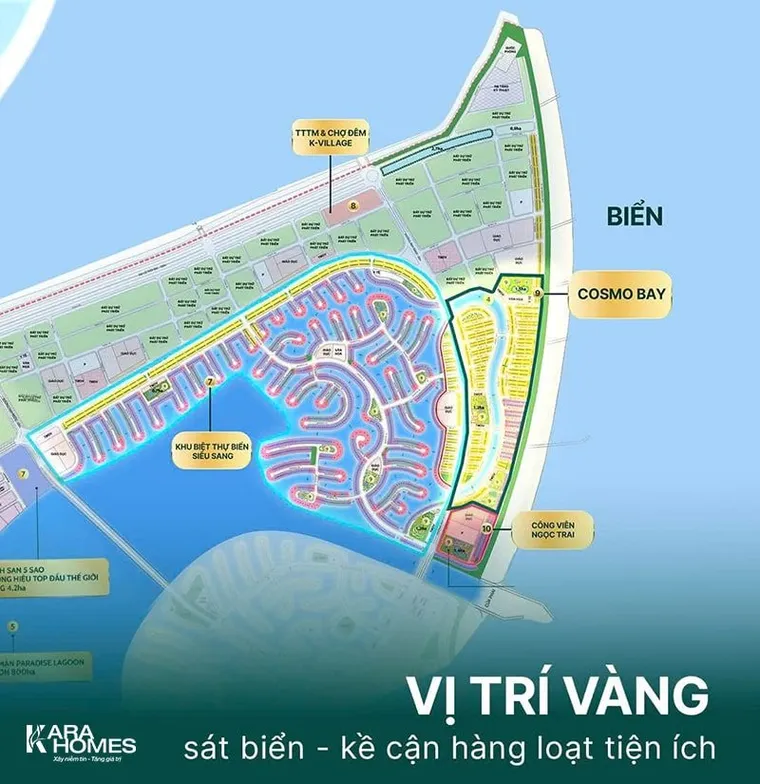 Phối cảnh Cosmo Bay Shophouse - Vịnh Ngọc (The Green Bay), Vinhomes Green Paradise Cần Giờ 5