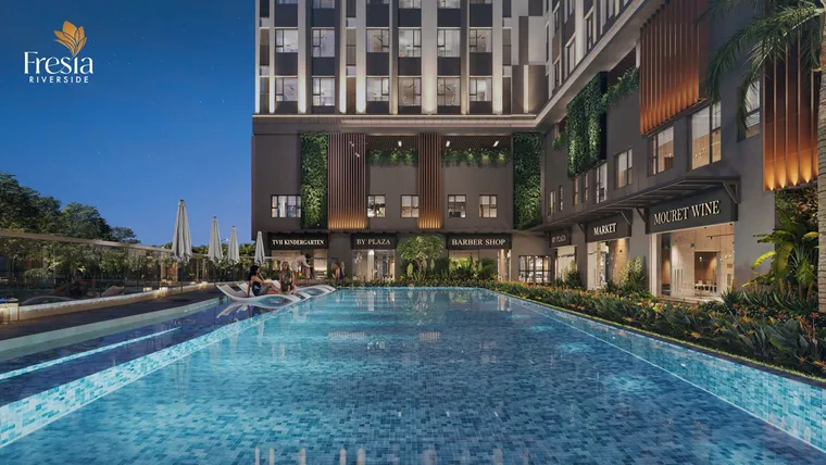 Phối cảnh Fresia Riverside (Khu nhà ở thương mại Tân Vạn) 6