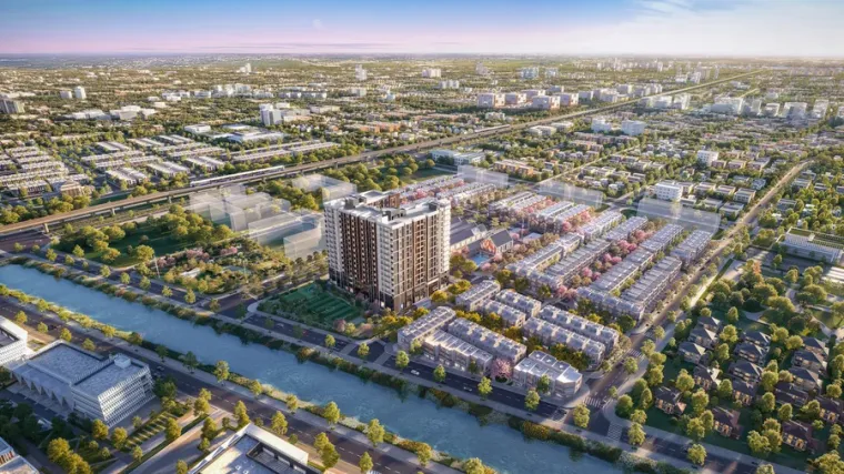 Phối cảnh minh họa Persa Place và tiện ích SpringVille 1