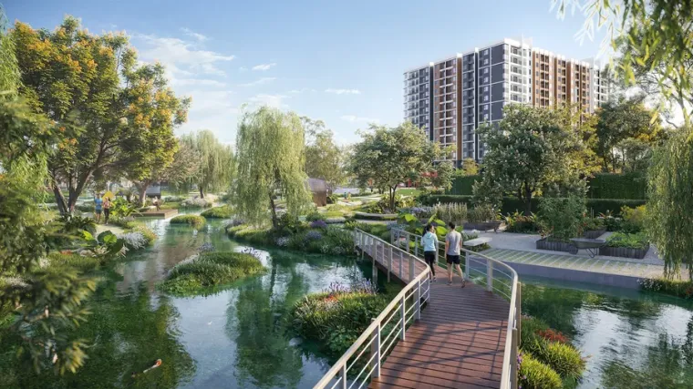Phối cảnh minh họa Persa Place và tiện ích SpringVille 2