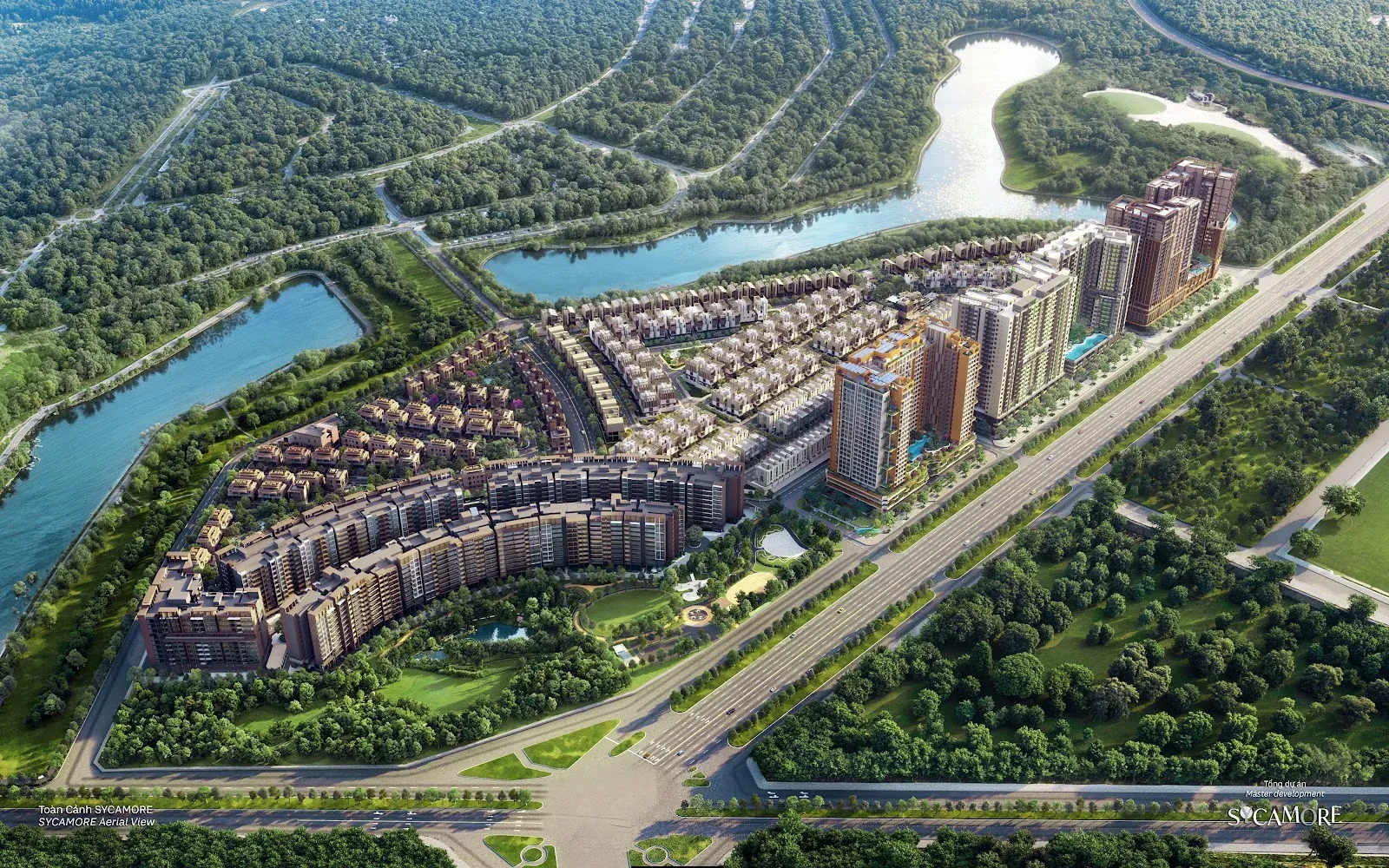 Phối cảnh minh họa Sycamore — không phải ảnh hiện trạng